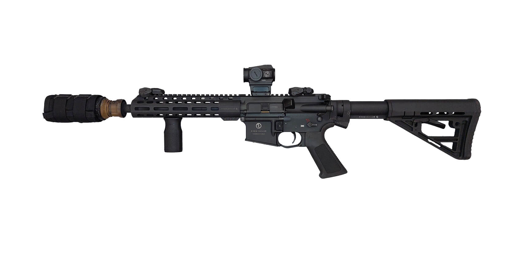 AR 15 s tlumičem
